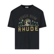 Rhude Beach Bum T-shirt Black, Herr