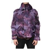 Dolce & Gabbana Lila Camo Huva Blouson Jacka Purple, Herr