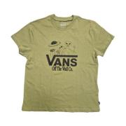 Vans Grön Logotyp Bomull T-shirt Green, Dam