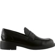 Högl Svarta Loafers för Kvinnor Black, Dam