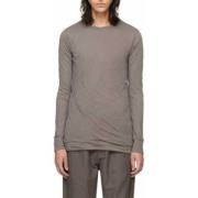 Rick Owens Double Long Sleeve T-shirt Dust Brown, Herr