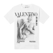 Valentino Arkivtryck T-shirt Kortärmad Herr White, Herr