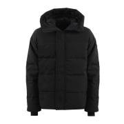 Canada Goose Svart Parka Jacka för Män Black, Herr