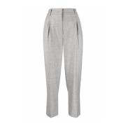 Brunello Cucinelli Kortbyxor i ull med fickor Gray, Dam