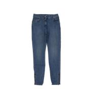 Moschino Couture Denim Jeans med dragkedja Blue, Dam