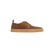 Fred Perry Linden Suede Creepers med Skotskrutigt Mönster Brown, Herr