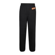 Heron Preston Logo Patch Bomull Sweatpants Black, Herr