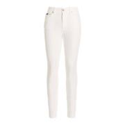 Dsquared2 Klassiska Denim 5-Fickor Jeans White, Dam