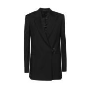 Givenchy Ullblazer med spänne Black, Dam