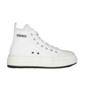 Dsquared2 Stiliga Sneakers för Trendiga Looks White, Dam