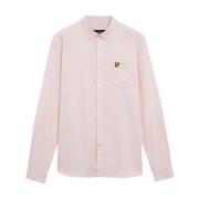 Lyle & Scott Lätt Oxford Skjorta Regular Fit Pink, Herr