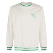 Drole de Monsieur Sport Slogan Sweatshirt White, Herr