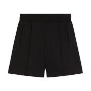 Palm Angels Svarta shorts med resår i midjan Black, Herr