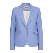 MOS MOSH Klassisk Night Blazer Hydrangea Blue, Dam