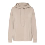 InWear Sten Hoodie Sweatshirt Loose Fit Beige, Dam