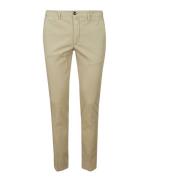 Hindustrie Beige Bomullbyxor med Fickor Beige, Herr