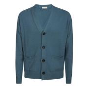 Filippo De Laurentiis Ull Cardigan med Fickor Green, Herr