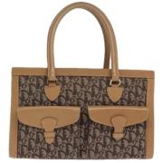 Dior Vintage Pre-owned Canvas dior-vskor Brown, Dam