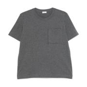 Brunello Cucinelli Grå Bröstficka T-shirts Gray, Dam