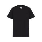 Bottega Veneta Casual Bomull T-shirt Black, Dam