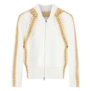 Ermanno Scervino Stilig Bomberjacka White, Dam