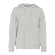 InWear Granit Melange Hoodie Sweatshirt Gray, Dam