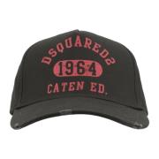 Dsquared2 Vintage Baseballkeps med spänne Green, Unisex