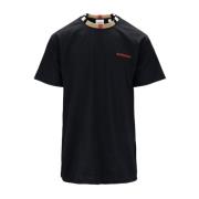 Burberry Herr Crew Neck Bomull T-shirt Black, Herr