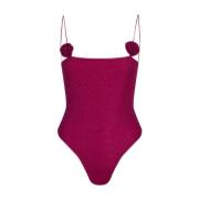 Oseree Rosa Metallic Bikini Baddräkt Pink, Dam