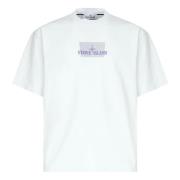 Stone Island Vita T-shirts och Polos med Korta ärmar White, Herr