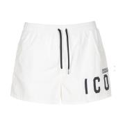 Dsquared2 Midi Boxer Briefs White, Herr