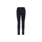 Elisabetta Franchi Guld knapp dragkedja damjeans Black, Dam