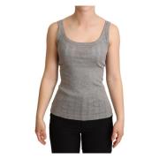 Dolce & Gabbana Ärmlös Grå Tanktop Gray, Dam