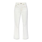 Tory Burch ‘flare’ jeans Beige, Dam