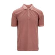 Woolrich Herr Knappad Polo Skjorta Pink, Herr