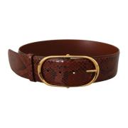 Dolce & Gabbana Belts Brown, Dam