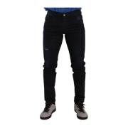 Dolce & Gabbana Elegant mörkblå skinny jeans Blue, Herr