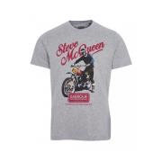 Barbour Herr Steve McQueen Enduro Tee Gray, Herr