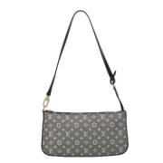 Louis Vuitton Vintage Pre-owned Canvas kuvertvskor Gray, Dam