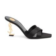 Saint Laurent Opyum 85 Mules Black, Dam