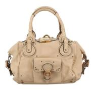 Chloé Pre-owned Pre-owned Laeder handvskor Beige, Dam