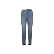 Liu Jo Dam Dragkedja Knapp Jeans Blue, Dam