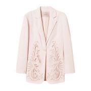 Twinset Rosa Jacka Sett Stilren Pink, Dam