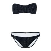 Sundek Bikini med dragkedja framtill Black, Dam