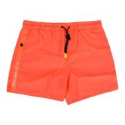 Diesel Herr badshorts med elastisk midja Orange, Herr