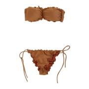 F**k Spets Dam Bikini Set Orange, Dam