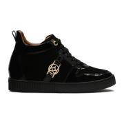 Kazar Mockasneakers med lackade element Black, Dam