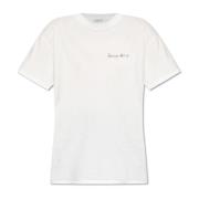 Anine Bing Walker Tee Lyrics White, Dam