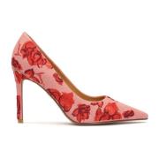 Kazar Rosa Blommiga Stilettos Pink, Dam