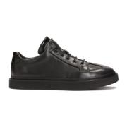 Kazar Svarta sneakers med dekorerad sula och tunga Black, Herr